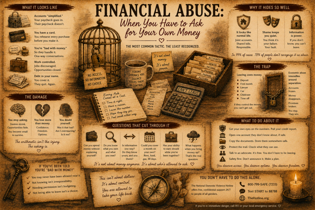 Financial Abuse: When You Have to Ask for Your Own Money