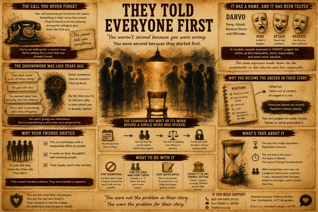 They Told Everyone First