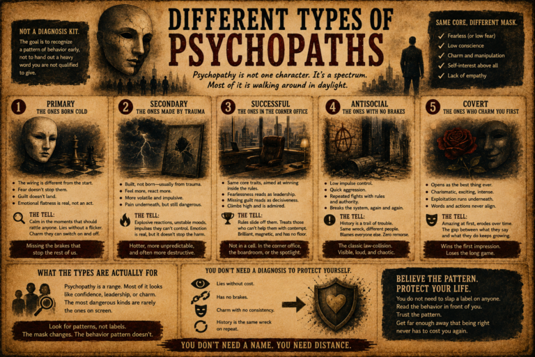 Different Types of Psychopaths