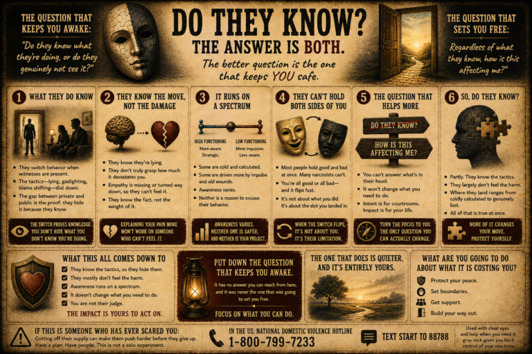 Do Narcissists Know They’re Hurting You?