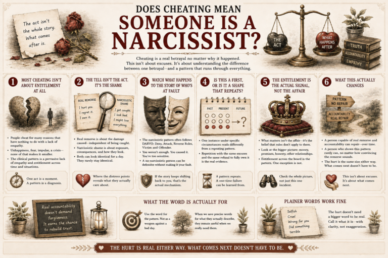 Does Cheating Mean Someone Is a Narcissist?