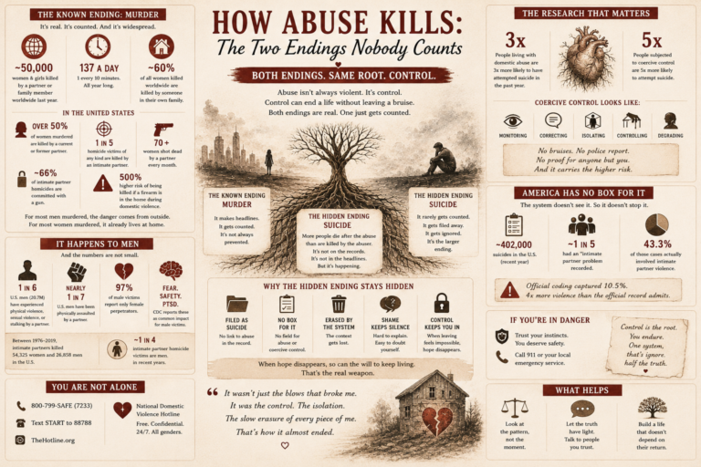 How Abuse Kills: The Two Endings Nobody Counts