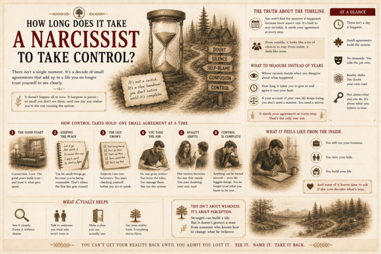 How Long Does It Take a Narcissist to Take Control?