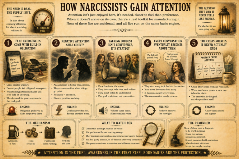 How Narcissists Gain Attention