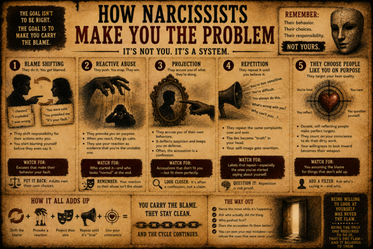 How Narcissists Make You the Problem