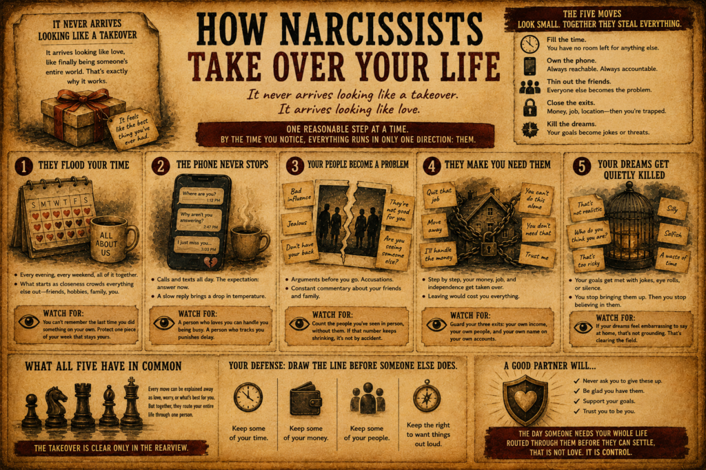How Narcissists Take Over Your Life
