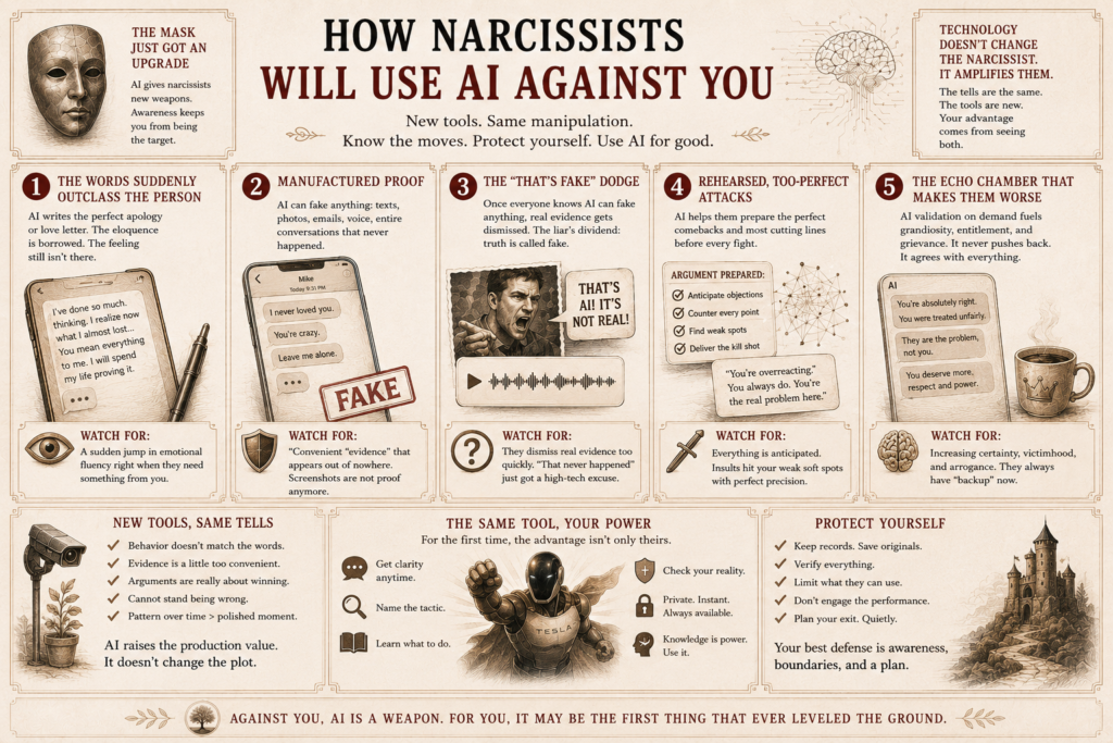 How narcissists will use AI against you Black