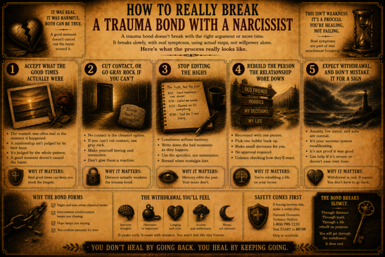 How to Break a Trauma Bond With a Narcissist