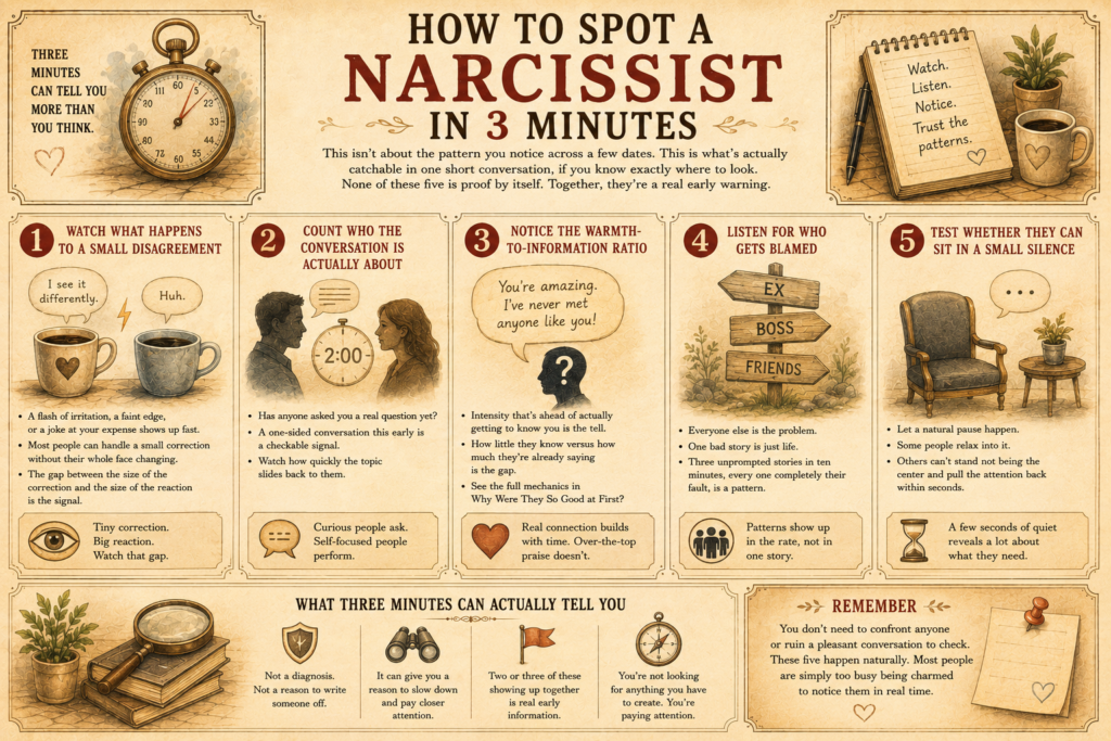 How to spot a narcissist in 3 minutes
