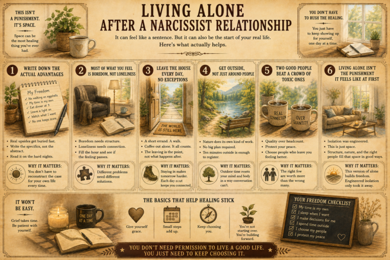 Living Alone After a Narcissist Relationship