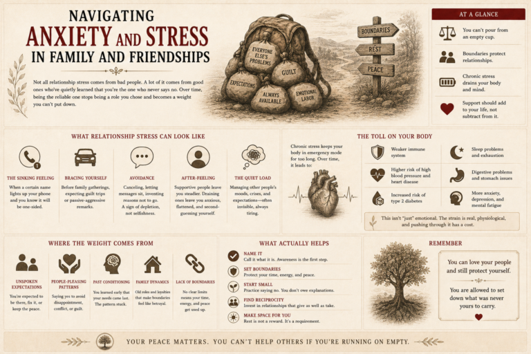Navigating Anxiety and Stress in Family and Friendships