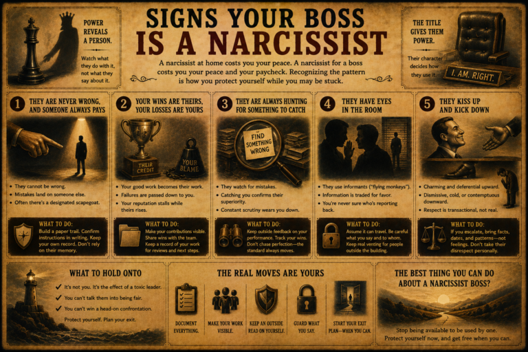 Signs Your Boss Is a Narcissist