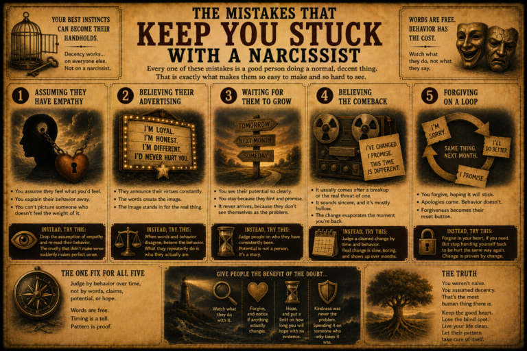 The Mistakes That Keep You Stuck With a Narcissist