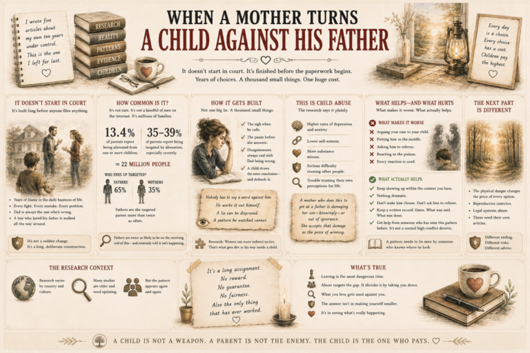 When a Mother Turns a Child Against His Father