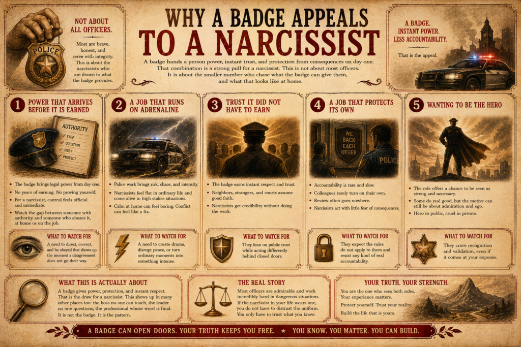 Why a Badge Appeals to a Narcissist