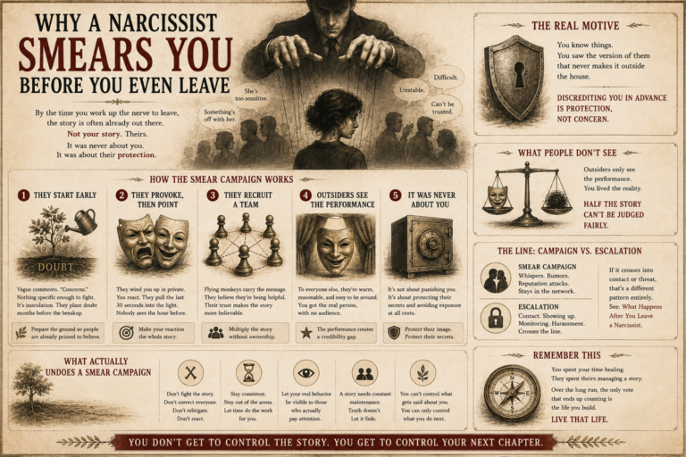 Why a Narcissist Smears You Before You Even Leave
