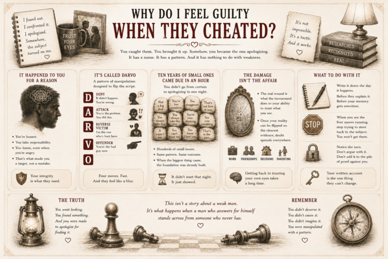 Why Do I Feel Guilty When They Cheated?