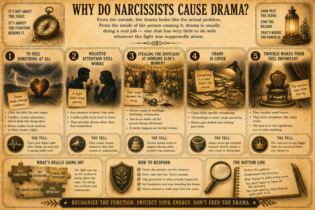 Why Do Narcissists Cause Drama?