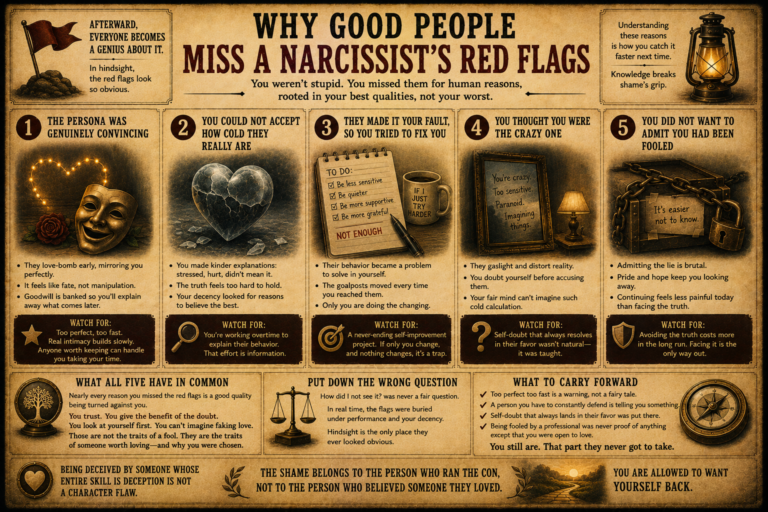 Why Good People Miss a Narcissist’s Red Flags