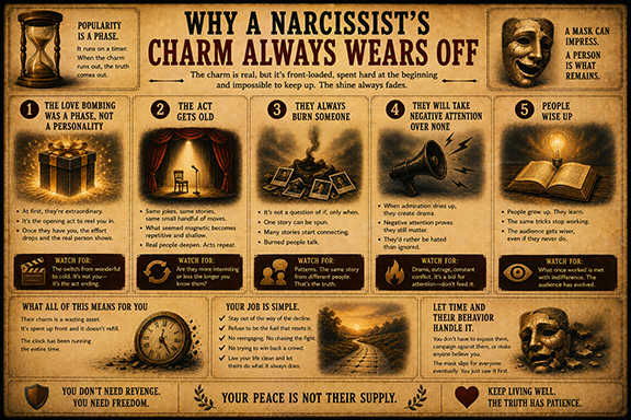 Why a Narcissist’s Charm Always Wears Off