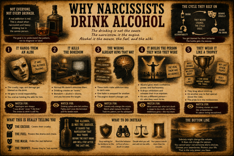 Why Narcissists Drink Alcohol