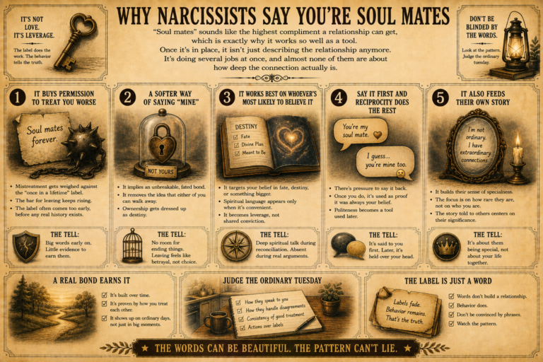 Why Narcissists Say You’re Soul Mates