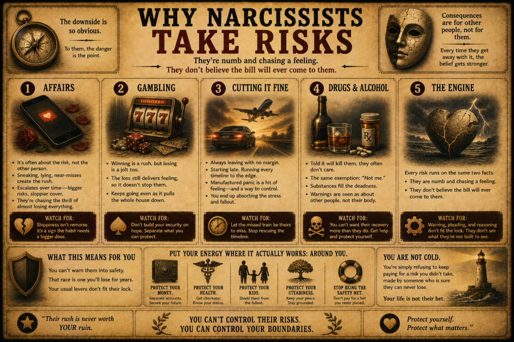 Why Narcissists Take Risks