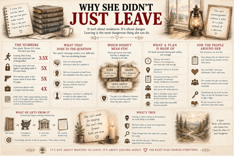Why She Didn’t Just Leave