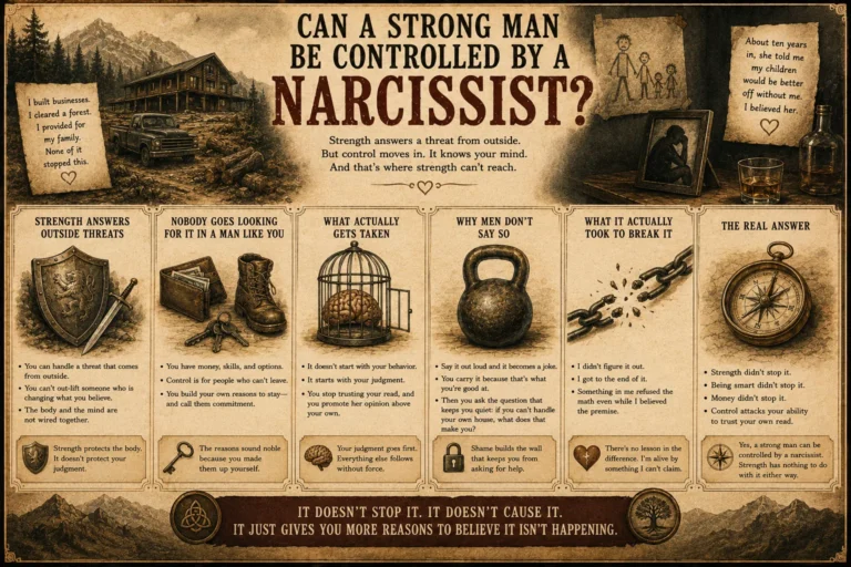 Can a Strong Man Be Controlled by a Narcissist?