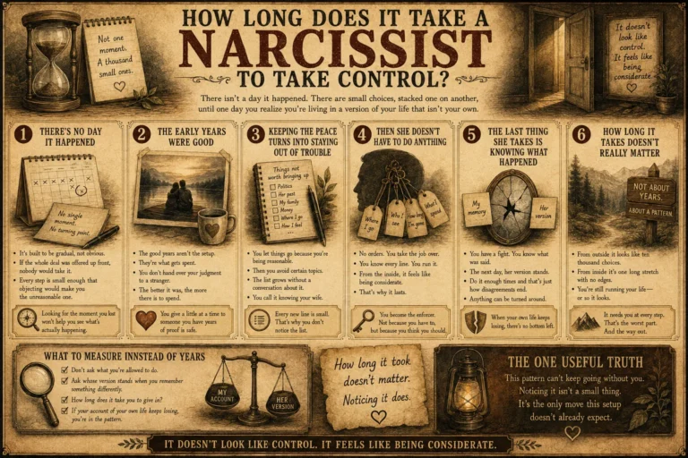 How Long Does It Take a Narcissist to Take Control?