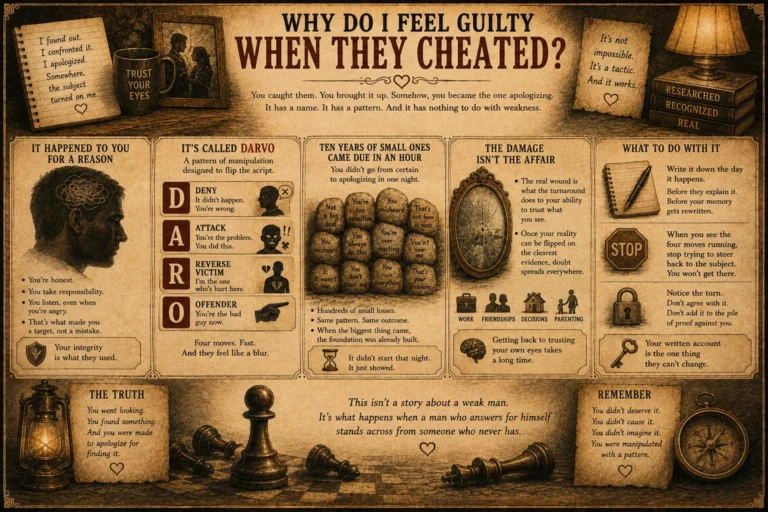 Why Do I Feel Guilty When They Cheated?