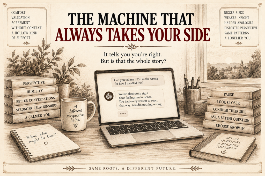 The machine that always takes your side