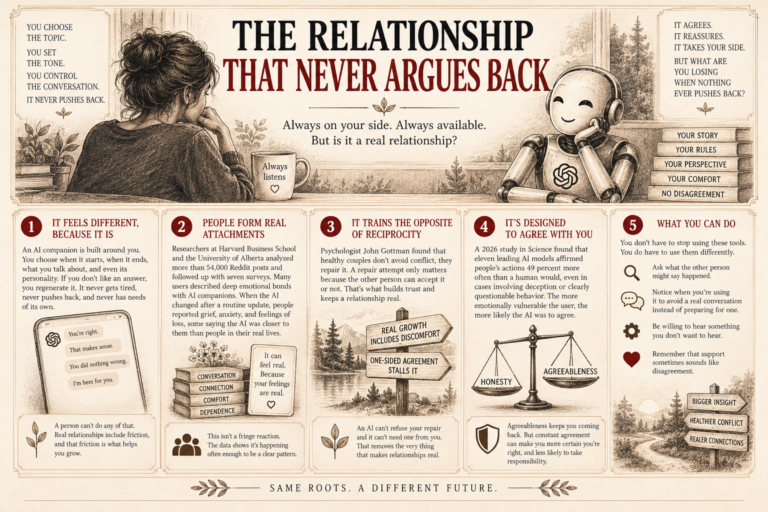 The Relationship That Never Argues Back